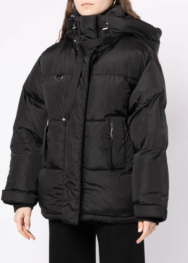 Shoreditch Ski Club Donsjas met hoge hals Zwart