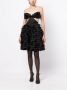 SHUSHU TONG Mini-jurk met strikdetail Zwart - Thumbnail 2
