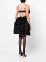 SHUSHU TONG Mini-jurk met strikdetail Zwart - Thumbnail 4