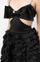 SHUSHU TONG Mini-jurk met strikdetail Zwart - Thumbnail 5