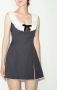 SHUSHU TONG Jurk met strikdetail Grijs - Thumbnail 2