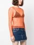 SIEDRES Doorzichtige blouse Oranje - Thumbnail 3