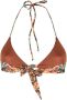 SIEDRES Bikinitop met bloemenprint Groen - Thumbnail 2
