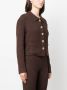 SIEDRES Gebreid vest Bruin - Thumbnail 3