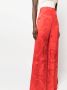 Silvia Tcherassi Broek met bloemjacquard Rood - Thumbnail 5