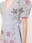 Silvia Tcherassi Midi-jurk met geborduurde bloemen Wit - Thumbnail 5