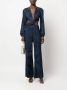 Silvia Tcherassi Jacquard jumpsuit Blauw - Thumbnail 2