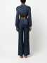 Silvia Tcherassi Jacquard jumpsuit Blauw - Thumbnail 4