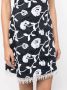 Silvia Tcherassi Mini-jurk met geborduurde bloemen Blauw - Thumbnail 4