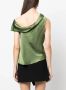 Simkhai Asymmetrische blouse Groen - Thumbnail 4