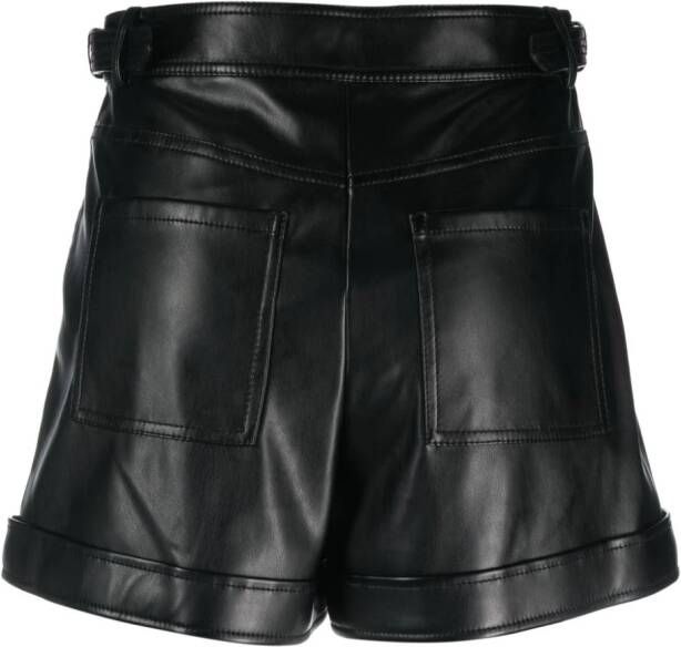 Simkhai Geplooide shorts Zwart
