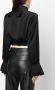 Simkhai Satijnen blouse Zwart - Thumbnail 4