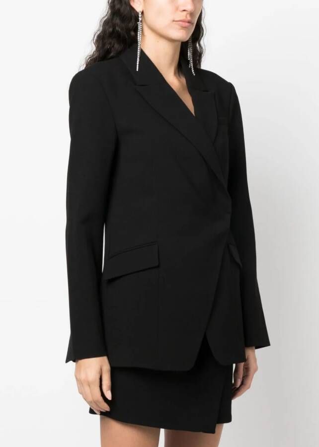 Simkhai Eva blazer met gekruiste hals Zwart