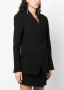 Simkhai Eva blazer met gekruiste hals Zwart - Thumbnail 3