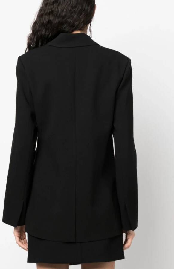 Simkhai Eva blazer met gekruiste hals Zwart