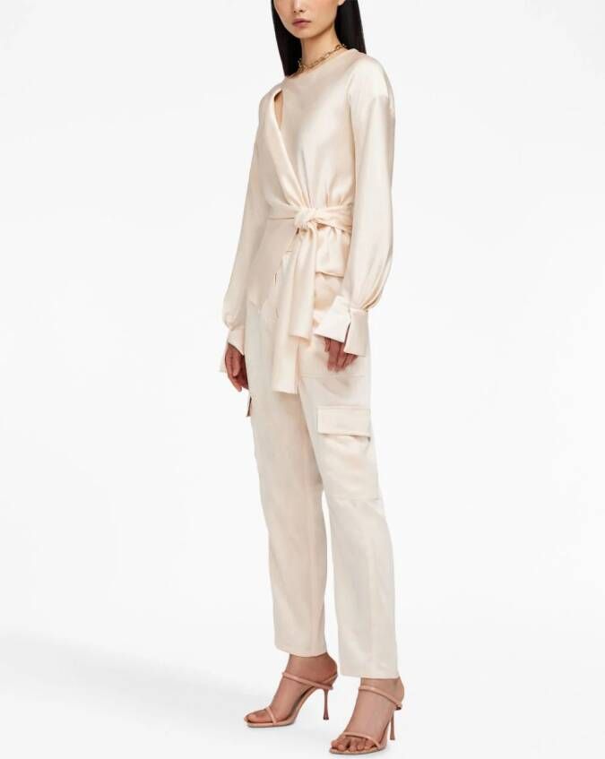 Simkhai Geknoopte top Beige