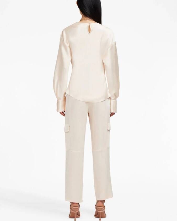 Simkhai Geknoopte top Beige