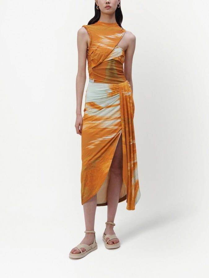 Simkhai High waist rok Oranje