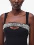 Simkhai Lenny mini-jurk verfraaid met kristallen Zwart - Thumbnail 5