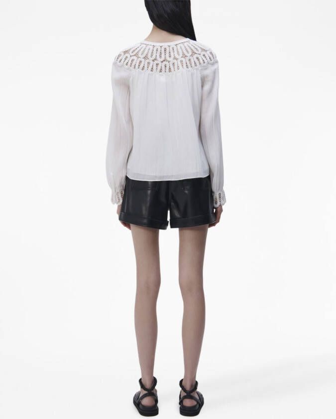 Simkhai Blouse met lange mouwen Wit