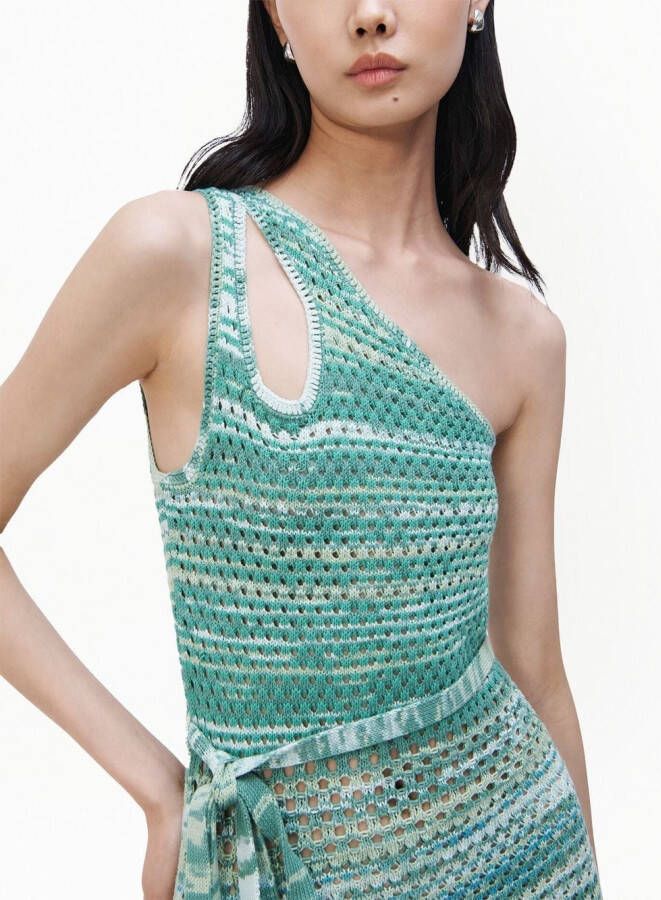 Simkhai Maxi-jurk met print Groen