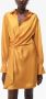 Simkhai Mini-jurk met lange mouwen Goud - Thumbnail 5