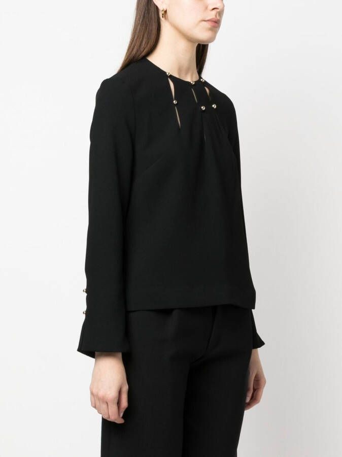 Simkhai Blouse van crêpe Zwart