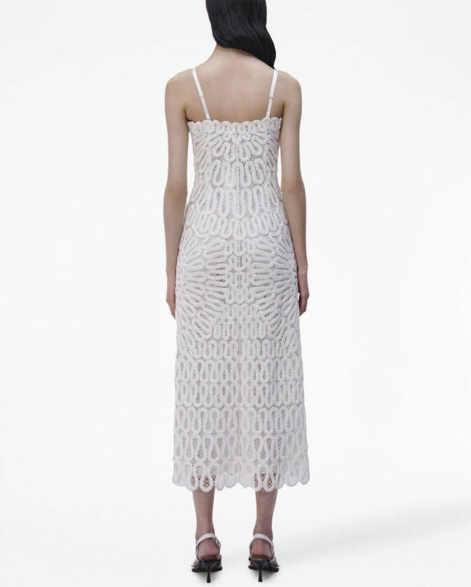 Simkhai Mouwloze midi-jurk Wit