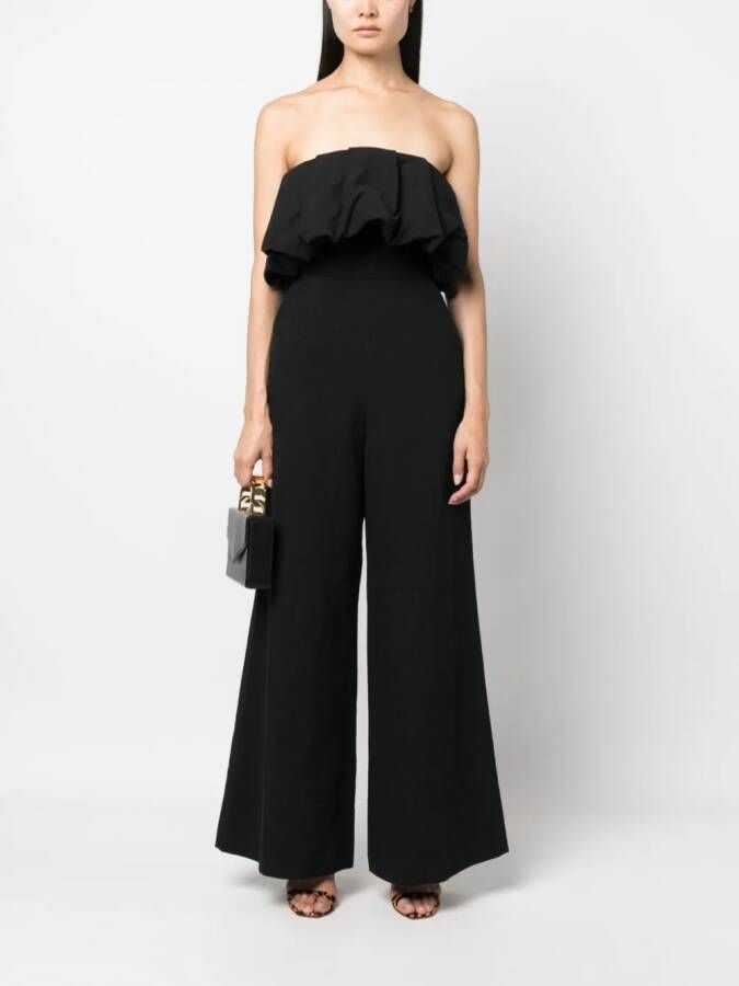 Simkhai Strapless jumpsuit Zwart