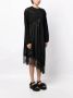 Simone Rocha Asymmetrische jurk Zwart - Thumbnail 3