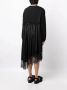 Simone Rocha Asymmetrische jurk Zwart - Thumbnail 4