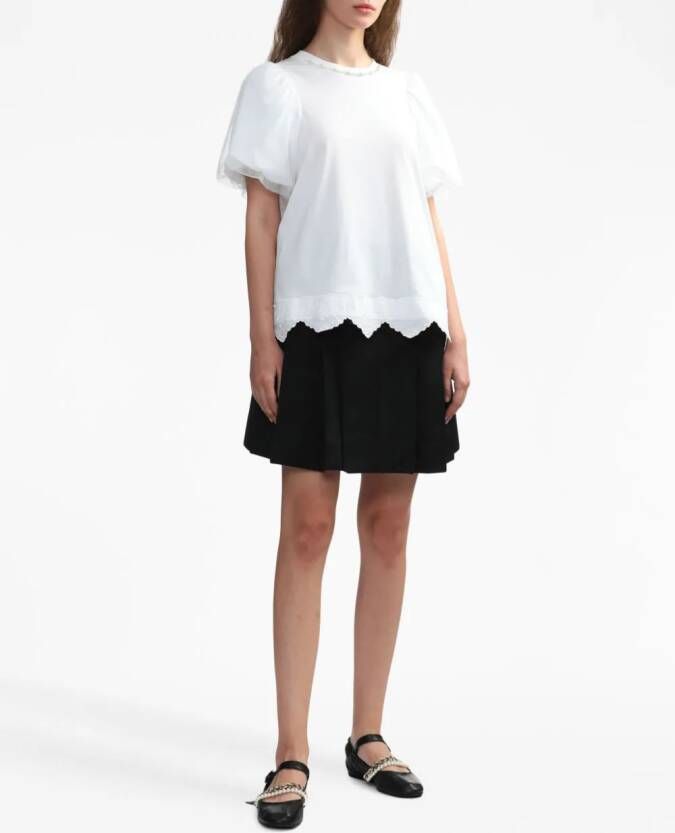 Simone Rocha Blouse verfraaid met parels Wit
