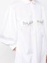 Simone Rocha Blousejurk met kristallen Wit - Thumbnail 5