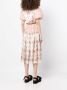 Simone Rocha Midi-jurk met pofmouwen Roze - Thumbnail 4