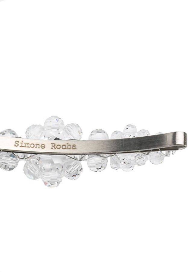 Simone Rocha Haarclip met kralen Metallic