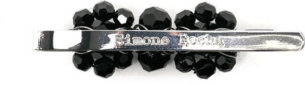 Simone Rocha Haarclip versierd met kristal Zwart
