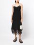 Simone Rocha Midi-jurk met V-hals Zwart - Thumbnail 2