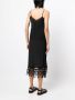 Simone Rocha Midi-jurk met V-hals Zwart - Thumbnail 4