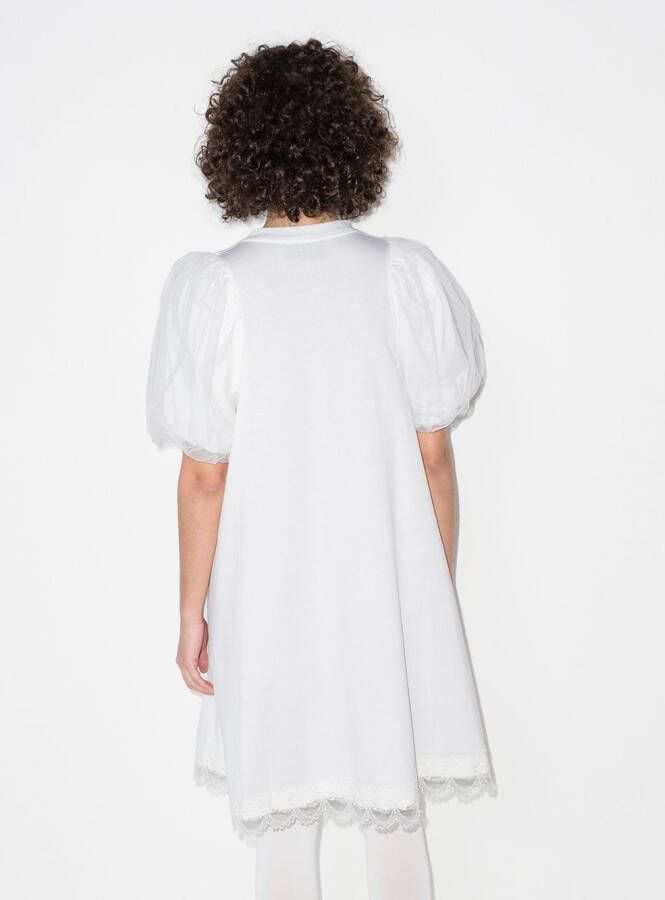 Simone Rocha Midi-jurk met pailletten Wit