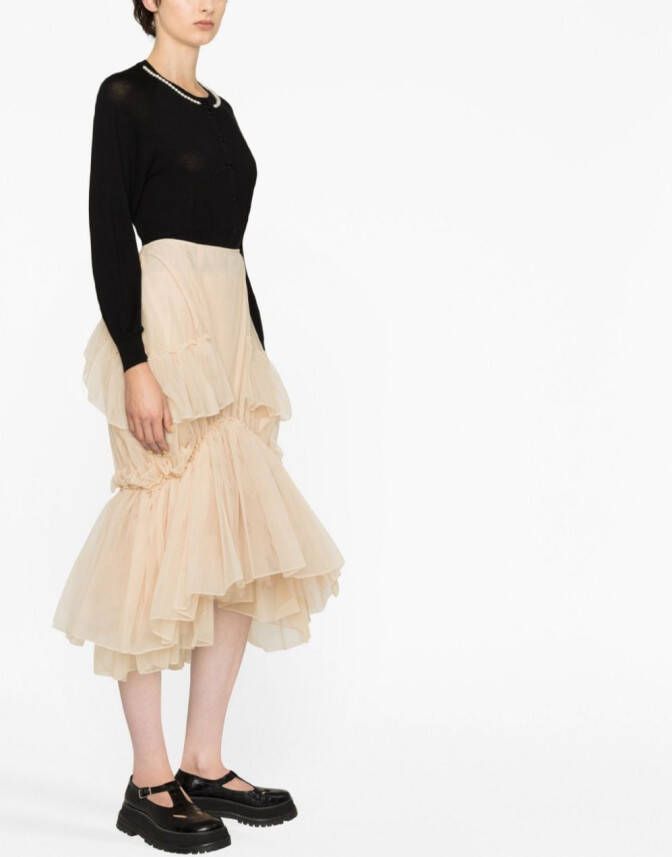 Simone Rocha Vest verfraaid met parels Zwart
