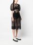 Simone Rocha Midi-jurk met pofmouwen Zwart - Thumbnail 3