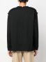 Simone Rocha T-shirt met patchwork Zwart - Thumbnail 4