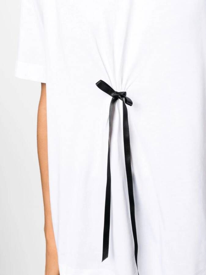 Simone Rocha T-shirt met strik Wit