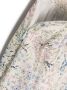 Simonetta Rok met bloe print Beige - Thumbnail 3