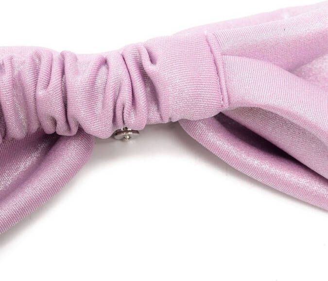Simonetta Haarband met strikdetail Roze