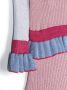 Simonetta Ribgebreide jurk Roze - Thumbnail 3