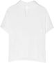 Simonetta Shirt met ronde kraag Wit - Thumbnail 2