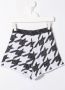 Simonetta Shorts met pied-de-poule print Zwart - Thumbnail 2