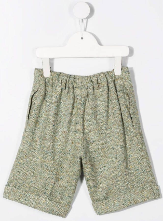 Siola Elastische shorts Groen