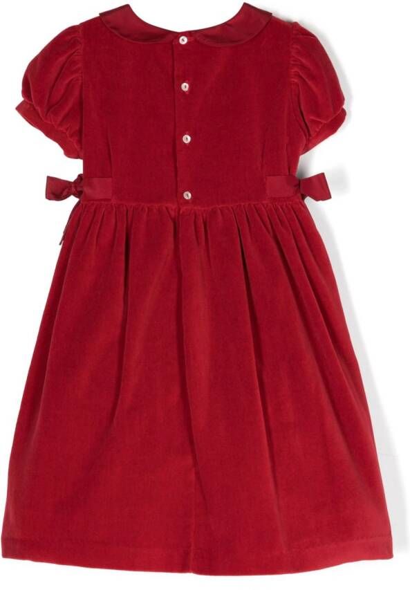 Siola Fluwelen jurk Rood